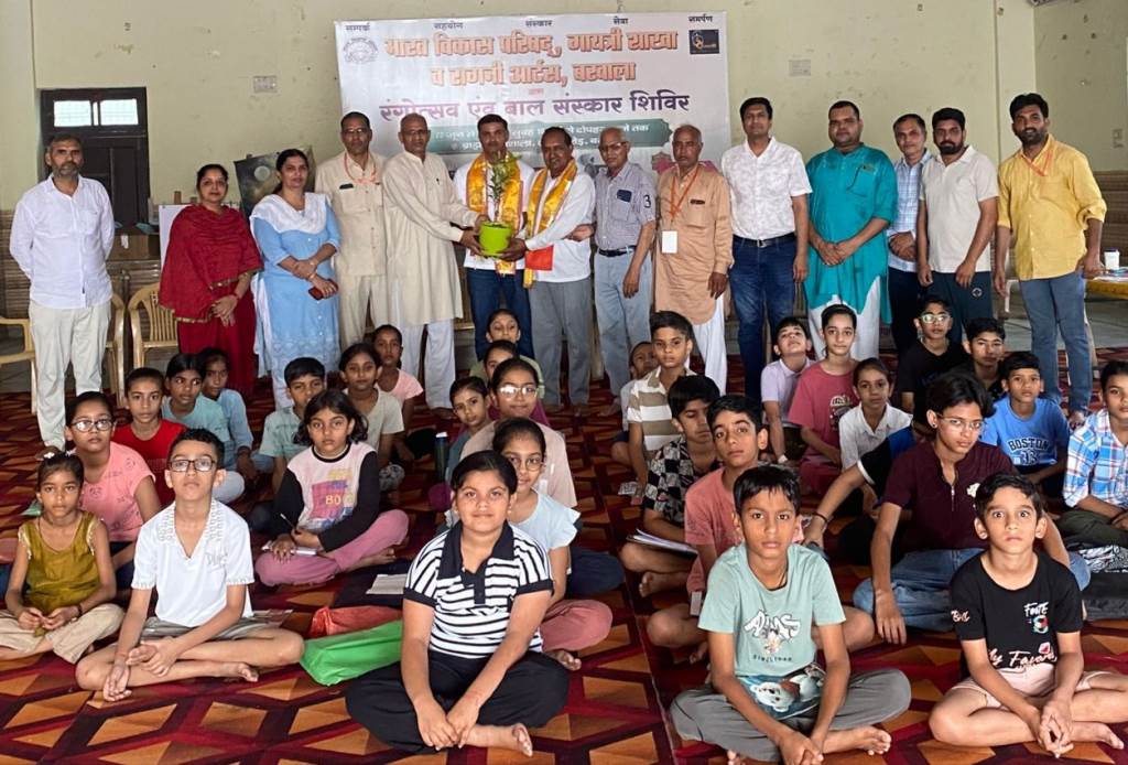 Such camps form the foundation for the holistic development of children Zile Singh Shekhawat